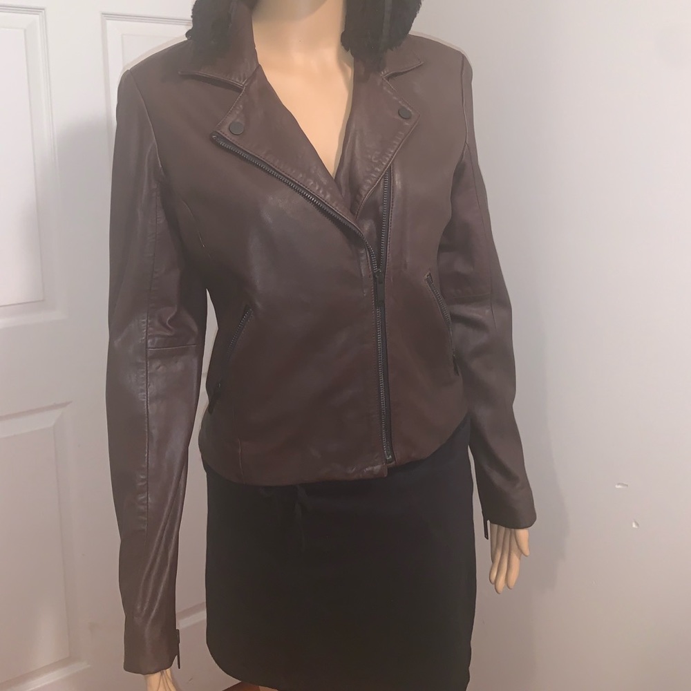 DKNY LEATHER JACKET BRAND NEW 🖤✨